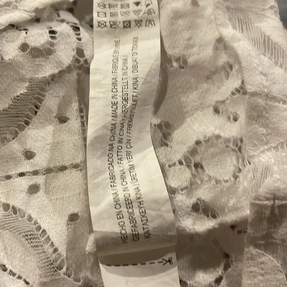 Bundle sale White lace Zara crop top size small - Picture 8 of 12